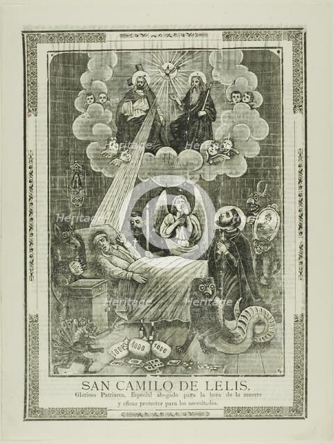Saint Camilo de Lelis, n.d. Creator: José Guadalupe Posada.