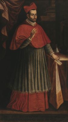 Saint Carlo Borromeo , Second Half of the 17th cen. Creator: Bizzozzero, Ottavio (active 1669-1690)