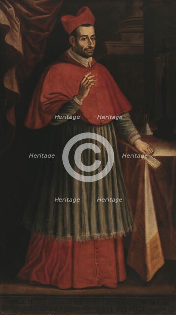 Saint Carlo Borromeo , Second Half of the 17th cen. Creator: Bizzozzero, Ottavio (active 1669-1690).