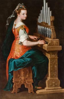 Saint Cecilia, 1568. Creator: Campi, Bernardino (1522-1591)