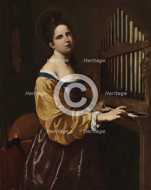 Saint Cecilia, after 1611. Creator: Gramatica (Grammatica), Antiveduto (1571-1626).