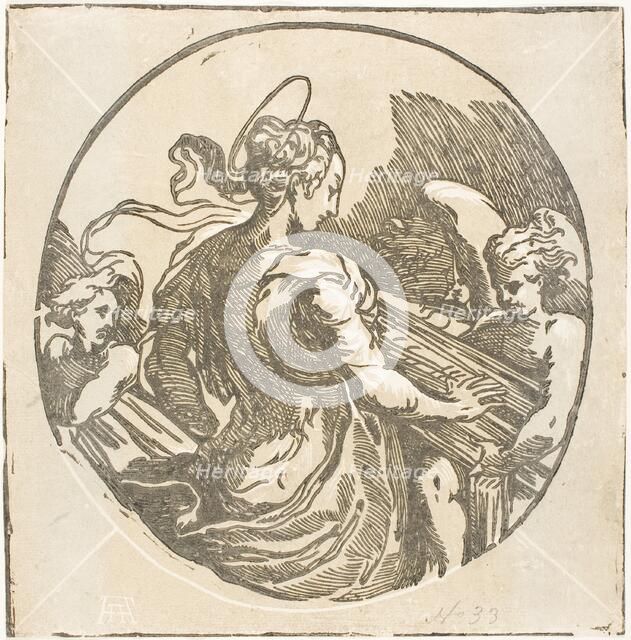 Saint Cecilia, c. 1530. Creator: Antonio da Trento.