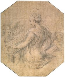 Saint Cecilia c1527-1530. Artist: Parmigianino