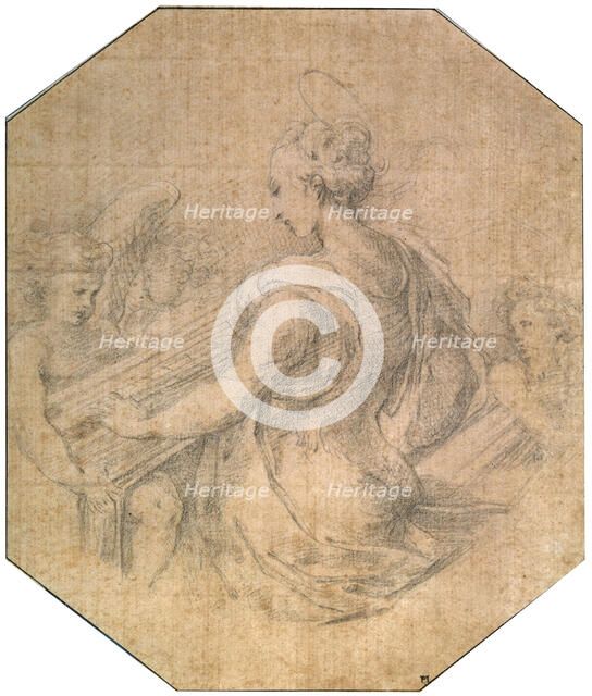 'Saint Cecilia', c1527-1530. Artist: Parmigianino    