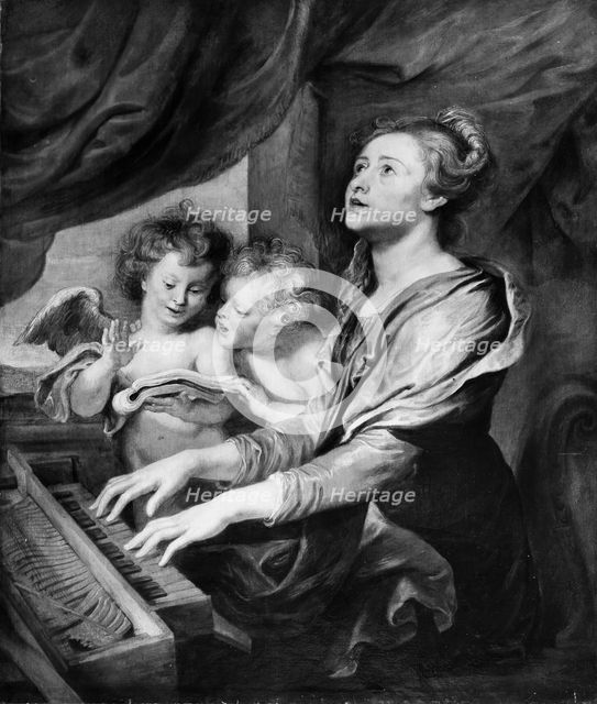 Saint Cecilia. Creator: Abraham Jansz van Diepenbeeck.