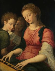 Saint Cecilia. Creator: Coxcie (Coxie), Michiel (1499-1592)