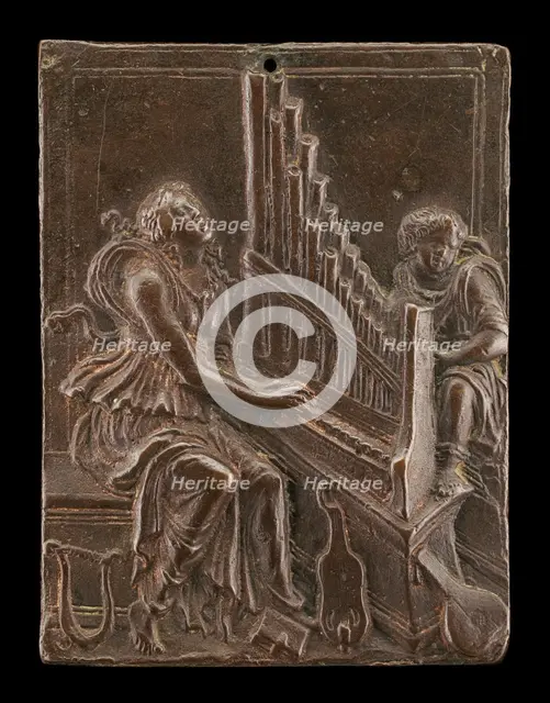 Saint Cecilia, early 16th century. Creator: Ulocrino.