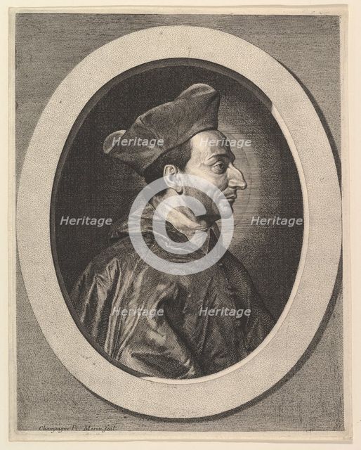 Saint Charles-Borromee, cardinal et archeveque de Milan. Creator: Jean Morin.