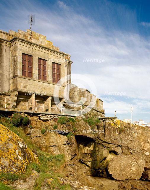 Saint Charles Castle, Fisterra (Finisterre), La Coruña province, Galicia, Spain, (2000). Creator: LTL.