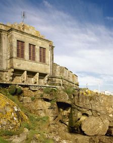 Saint Charles Castle, Fisterra (Finisterre), La Coruña province, Galicia, Spain, (2000). Creator: LTL