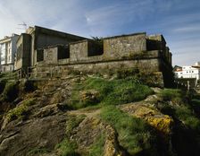 Saint Charles Castle, Fisterra (Finisterre), La Coruña province, Galicia, Spain, (2000). Creator: LTL