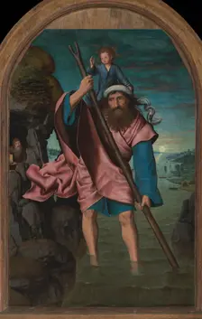 Saint Christopher, 1490. Creator: Massys, Quentin (1466-1530)