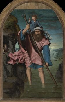 Saint Christopher, 1490. Creator: Massys, Quentin (1466-1530)