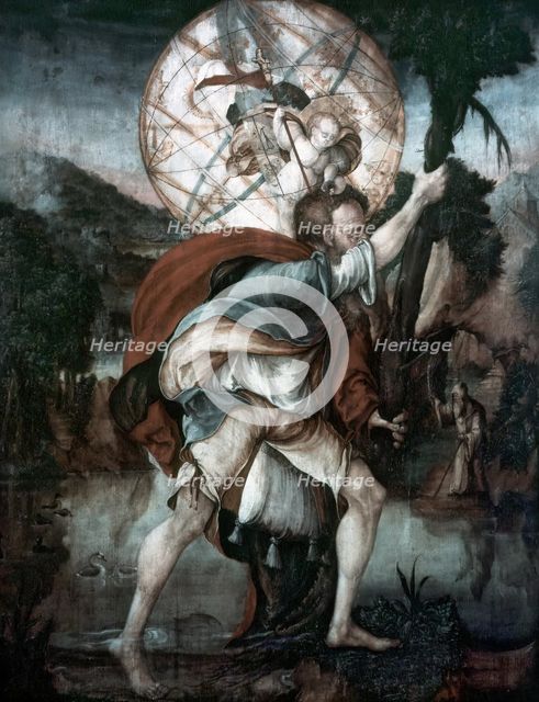 Saint Christopher, 1562. Creator: Master of Messkirch.