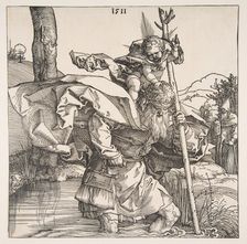Saint Christopher, 1511. Creator: Albrecht Durer