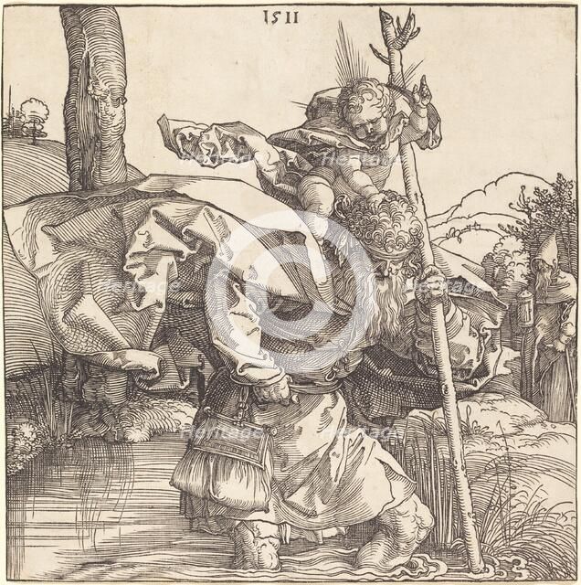 Saint Christopher, 1511. Creator: Albrecht Durer.