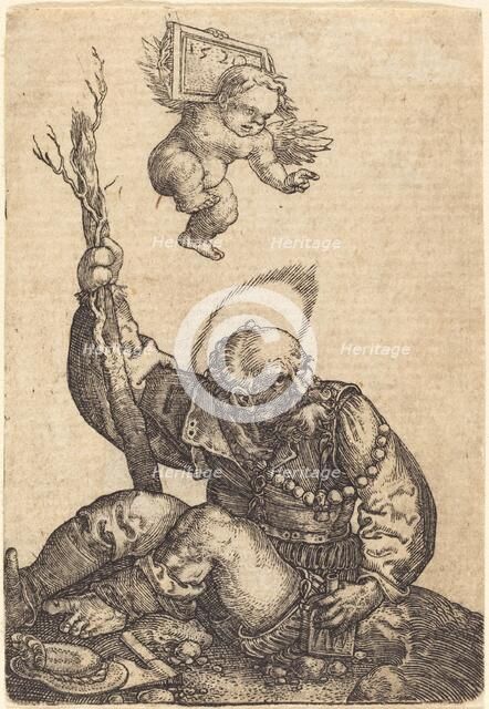 Saint Christopher, 1520. Creator: Barthel Beham.