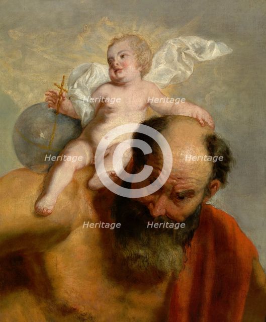 Saint Christopher, 17th century. Creator: Peter van Lint.