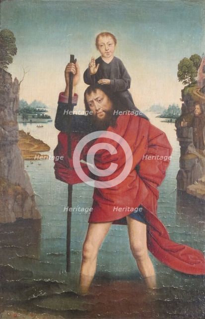 Saint Christopher and the Infant Christ, After 1485. Creator: Unknown.