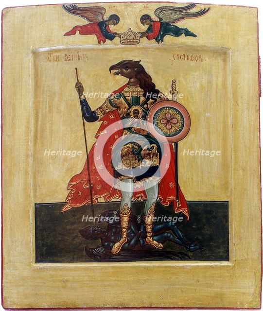 Saint Christopher as Cynocephaly.