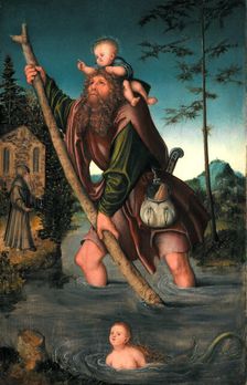 Saint Christopher, between 1518 and 1520. Creator: Lucas Cranach the Elder