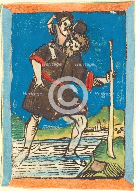 Saint Christopher, c. 1480. Creator: Unknown.