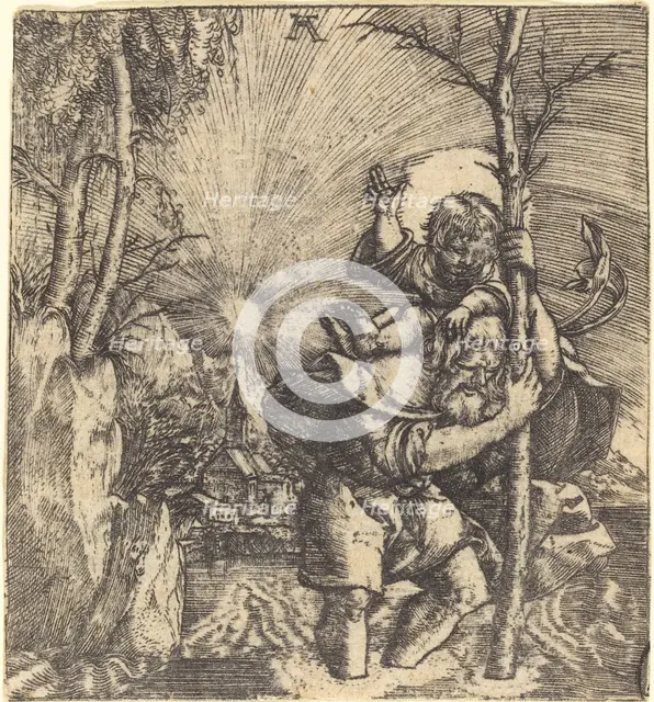 Saint Christopher, c. 1515/1520. Creator: Albrecht Altdorfer.