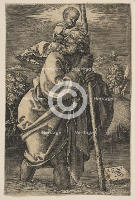 Saint Christopher Facing Left (copy).n.d. Creator: Unknown.