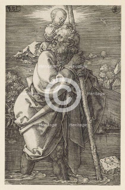 Saint Christopher facing to the Left, 1521.