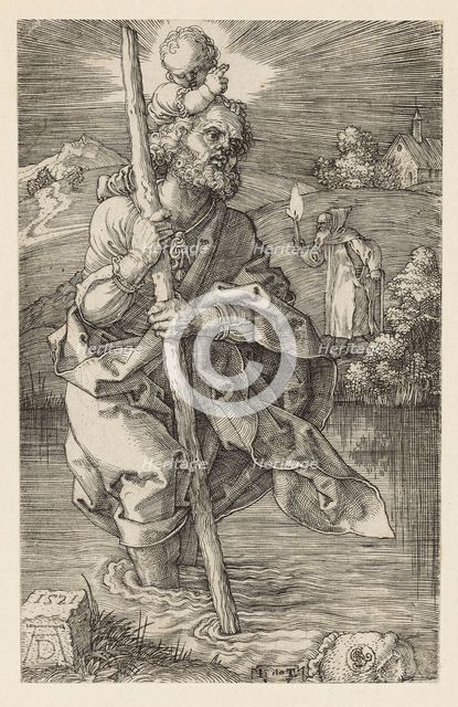 Saint Christopher facing to the Right, 1521.