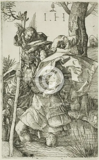 Saint Christopher, n.d. Creator: Hieronymus Hopfer.