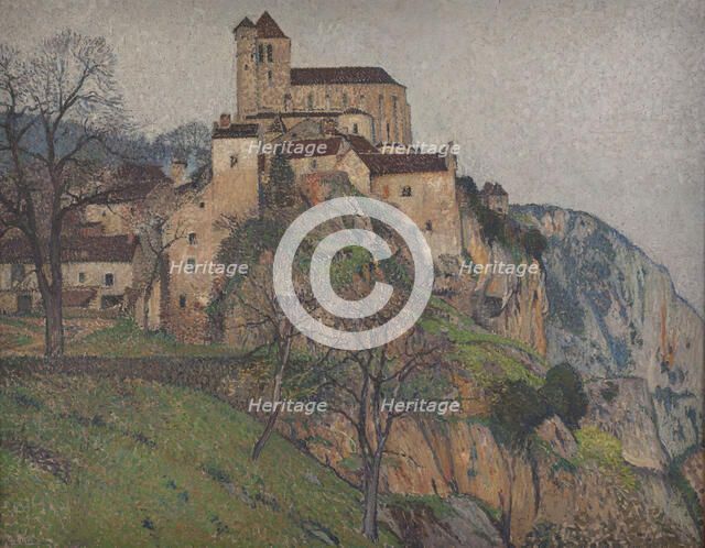 Saint-Cirq-Lapopie. Creator: Henri Martin.