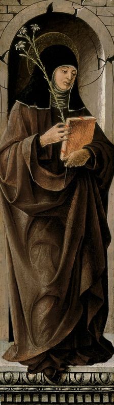 Saint Claire, 1470. Creator: Francesco del Cossa