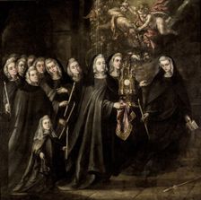 Saint Clare and sisters of her order