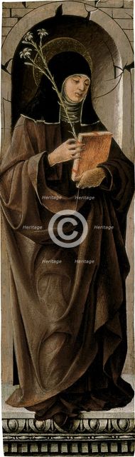 Saint Clare. Artist: Francesco del Cossa (1436-1478)