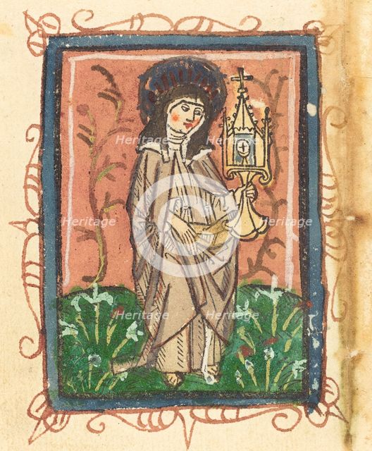 Saint Clare of Assisi, 1470/1480. Creator: Unknown.