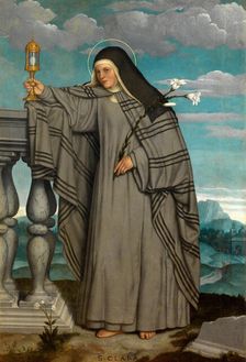 Saint Clare of Assisi, 1548. Creator: Moroni, Giovan Battista (1520/25-1578)