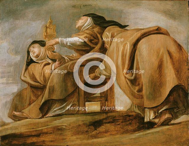 Saint Clare of Assisi, 1620. Creator: Rubens, Pieter Paul (1577-1640).