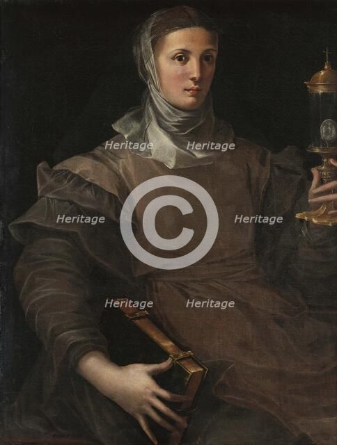 Saint Clare of Assisi, c1530. Creator: Mazzola Bedoli, Girolamo (c. 1500-1569).