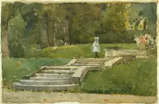 Saint-Cloud, 1889. Creator: Frederick Childe Hassam