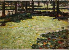 Saint-Cloud Park, Clearing, c 1907. Creator: Kandinsky, Wassily Vasilyevich (1866-1944)