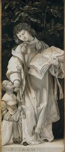Saint Cyriacus, c1509-1510. Creator: Matthias Gruenewald