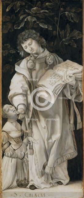 Saint Cyriacus, c1509-1510. Creator: Matthias Gruenewald.