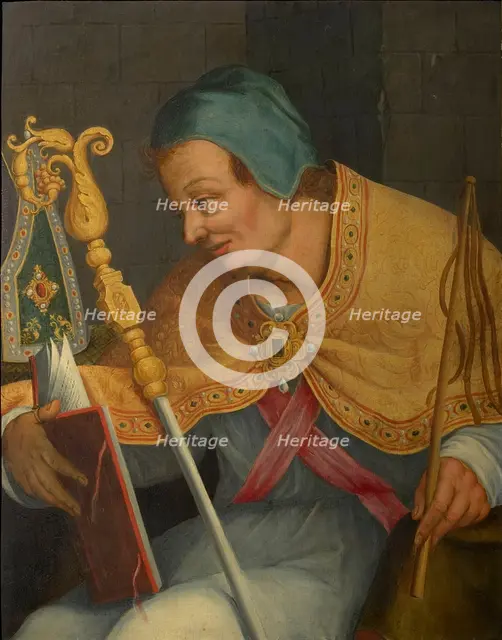 Saint Ambrose, Archbishop of Milan. Creator: Bloemaert, Abraham (1566-1651).