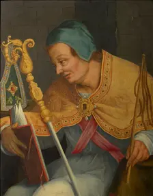 Saint Ambrose, Archbishop of Milan. Creator: Bloemaert, Abraham (1566-1651)