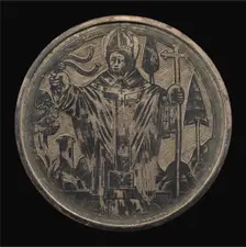 Saint Ambrose. Creator: Unknown