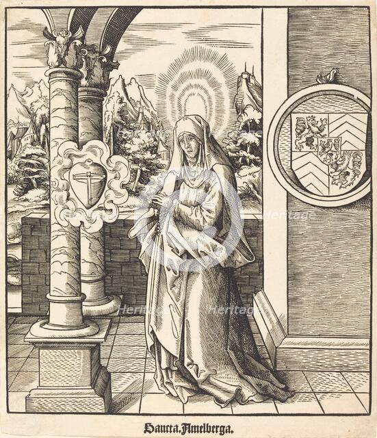 Saint Amelberga, 1516/1518. Creator: Leonhard Beck.