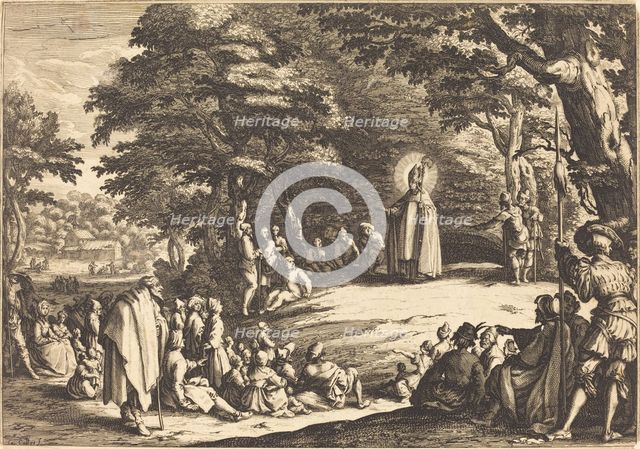 Saint Amond, 1621. Creator: Jacques Callot.