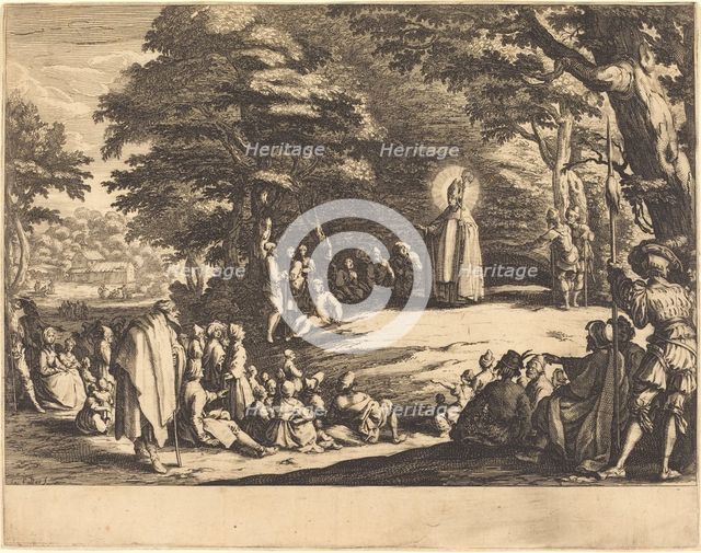 Saint Amond, 1621. Creator: Jacques Callot.
