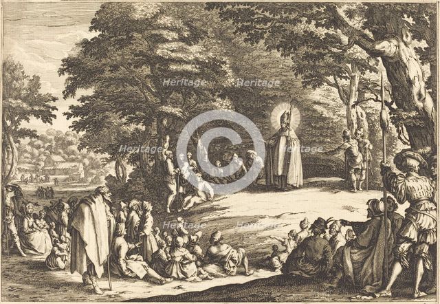 Saint Amond, 1621. Creator: Jacques Callot.